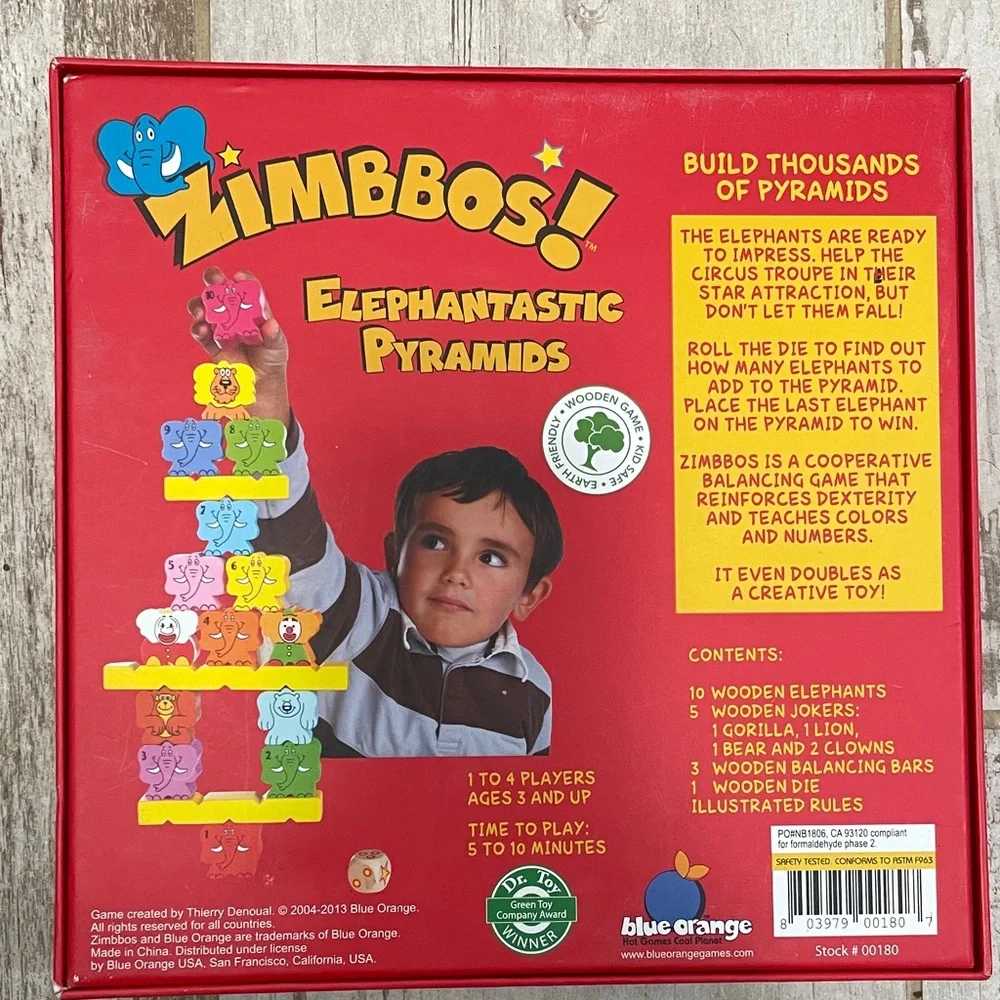 Zimbbos! Elephantastic Pyramids Game - Multicolor - Picture 2 of 3